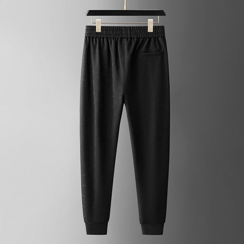 Quần jogger thêu chỉ nổi nam H072132