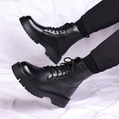 Boots Cổ Thấp - Da Bò - Nam - H063945