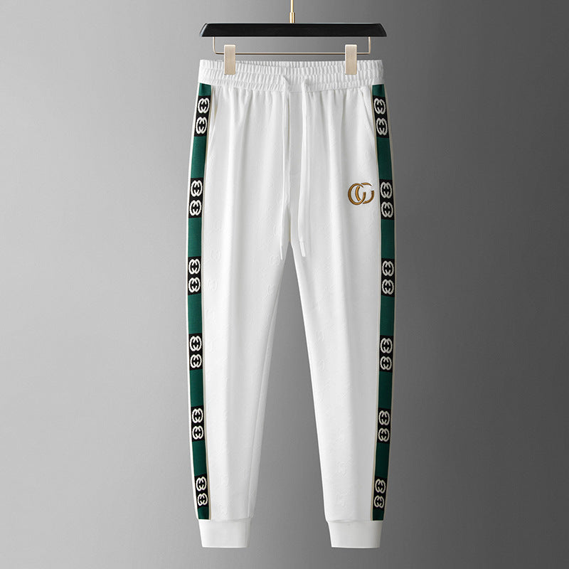 Quần jogger thêu chỉ nổi nam H072132