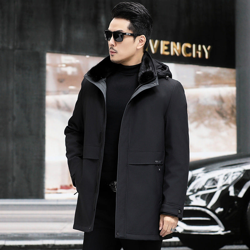 Áo Có Mũ - Dáng Dài - Nam - H035046