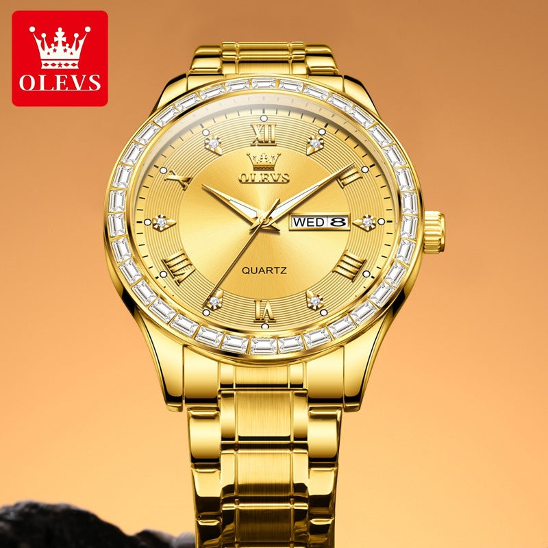 Đồng Hồ - Kim Dạ Quang - Nam - H049223