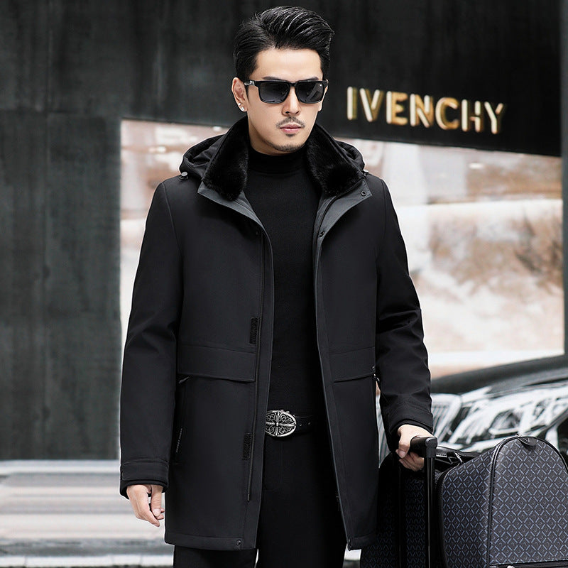 Áo Có Mũ - Dáng Dài - Nam - H035046