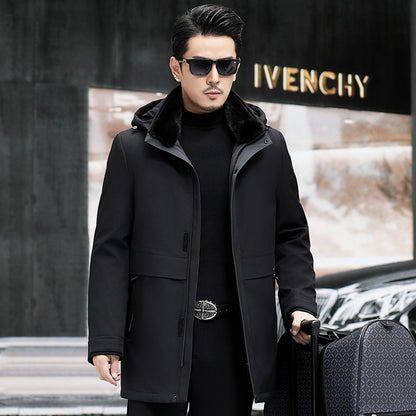 Áo Có Mũ - Dáng Dài - Nam - H035046