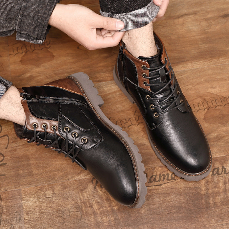 Boots Cổ Thấp - Thu Đông - Nam - H060483