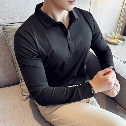 Áo Thun T-shirt - Dài Tay - Nam - H068170