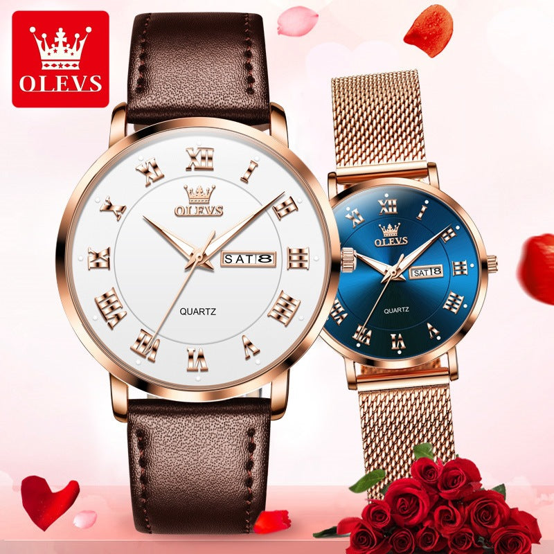 Đồng Hồ - Kim Dạ Quang - Nam - H049199