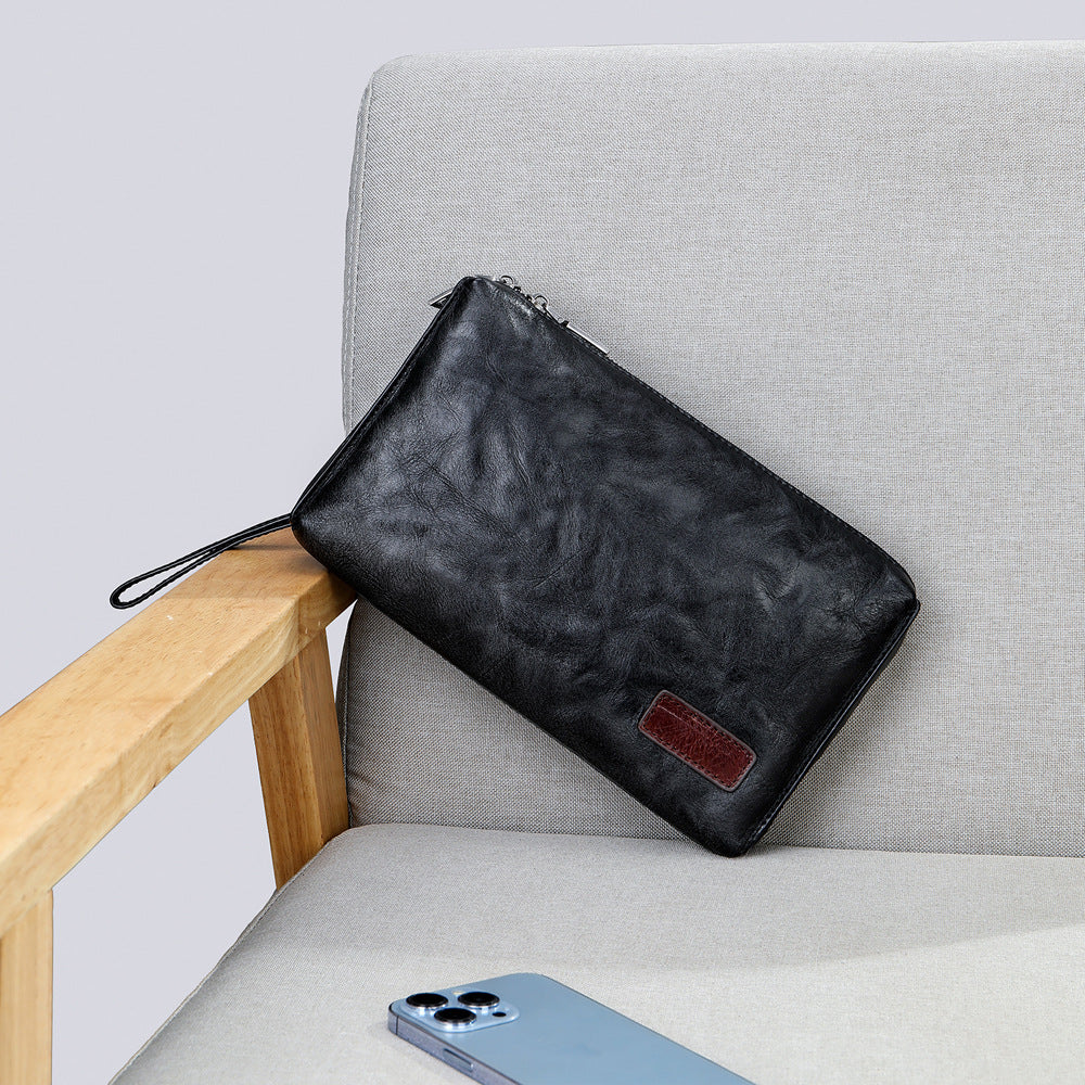 Ví Bóp Cầm Tay - Da Bò - Nam - H043407