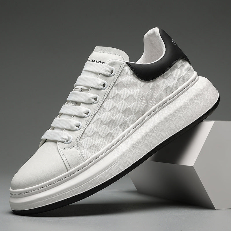 Giày Thể Thao Trắng - Da Bò - Nam - H050421