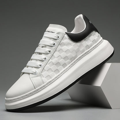 Giày Thể Thao Trắng - Da Bò - Nam - H050421