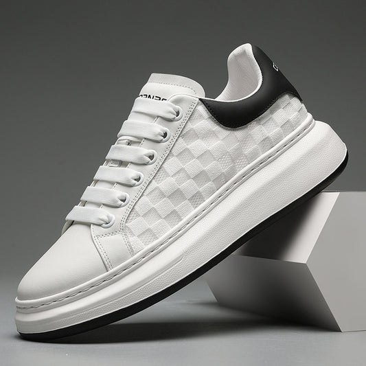 Giày Thể Thao Trắng - Da Bò - Nam - H050421