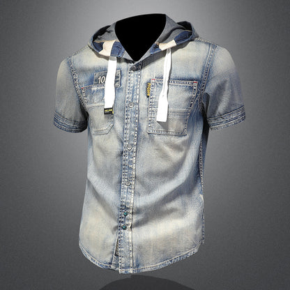 Áo Có Mũ - Ngắn Tay - Nam - H022186