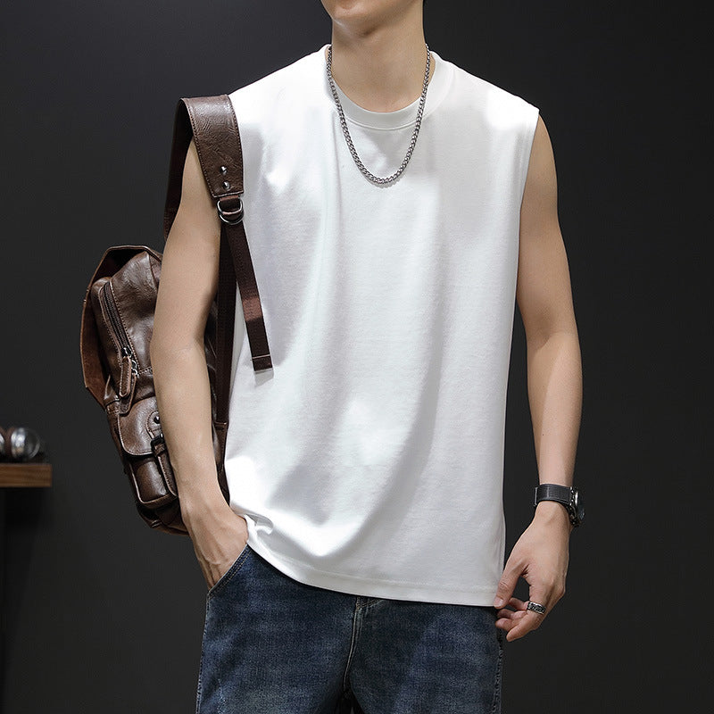 Áo T shirt Áo thun - Vải Sợi Bông - Nam - H008178