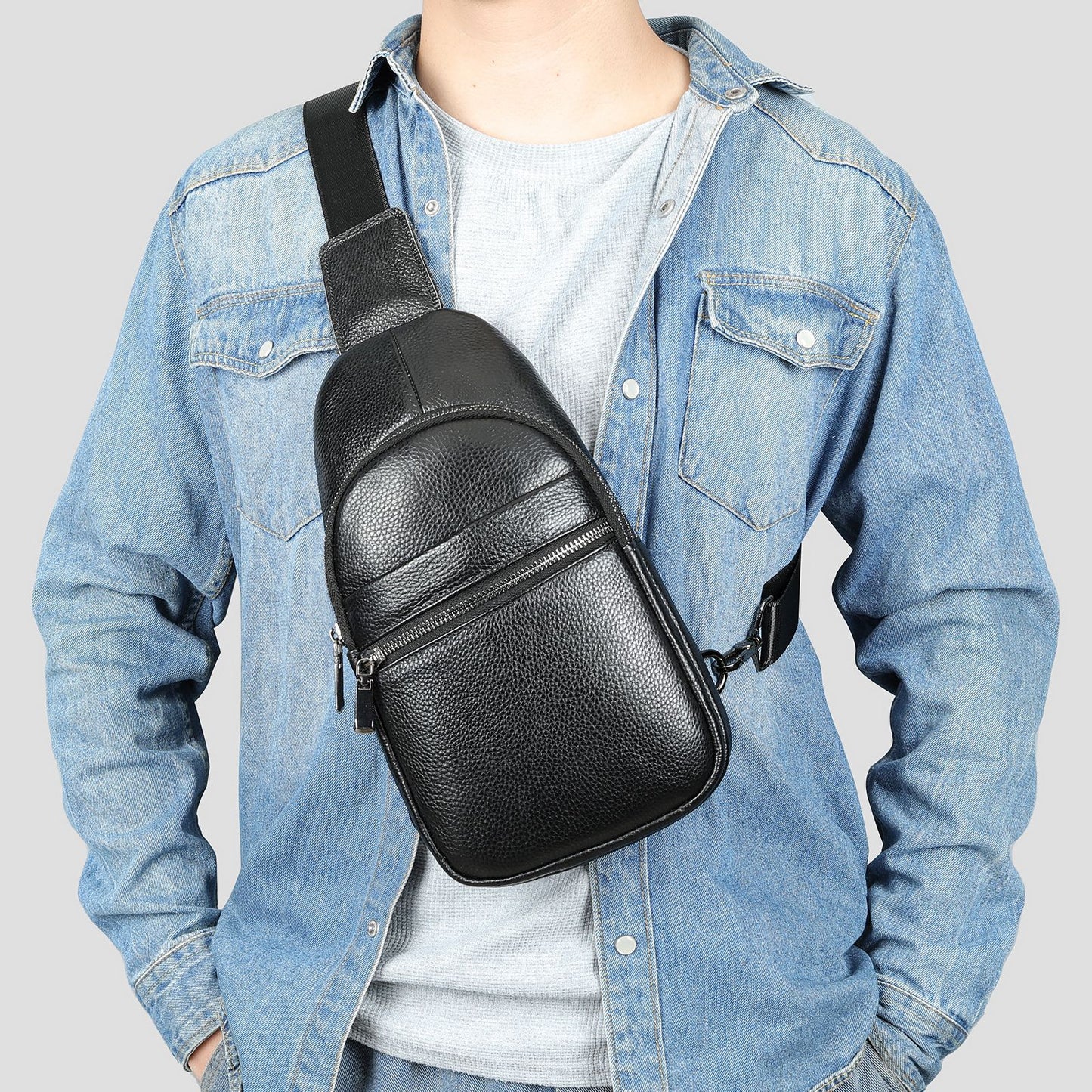 Túi Đeo Vai - Da Bò - Nam - H040880