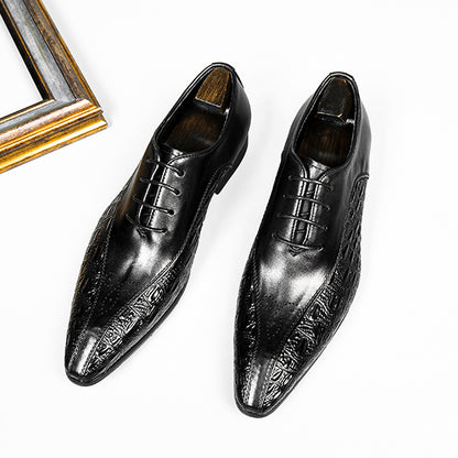 Giày da thoáng khí nam H071706