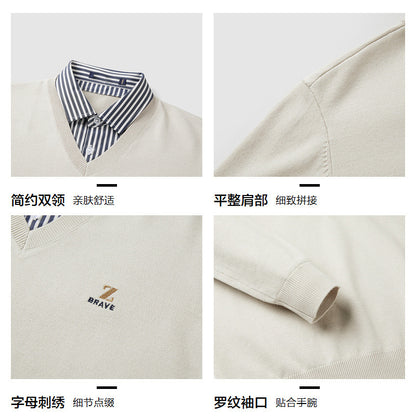 Áo Len - Thêu Chỉ Nổi - Nam - H049938