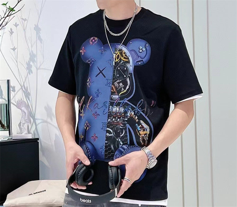 Áo T shirt Áo thun - Ngắn Tay - Nam - H008193