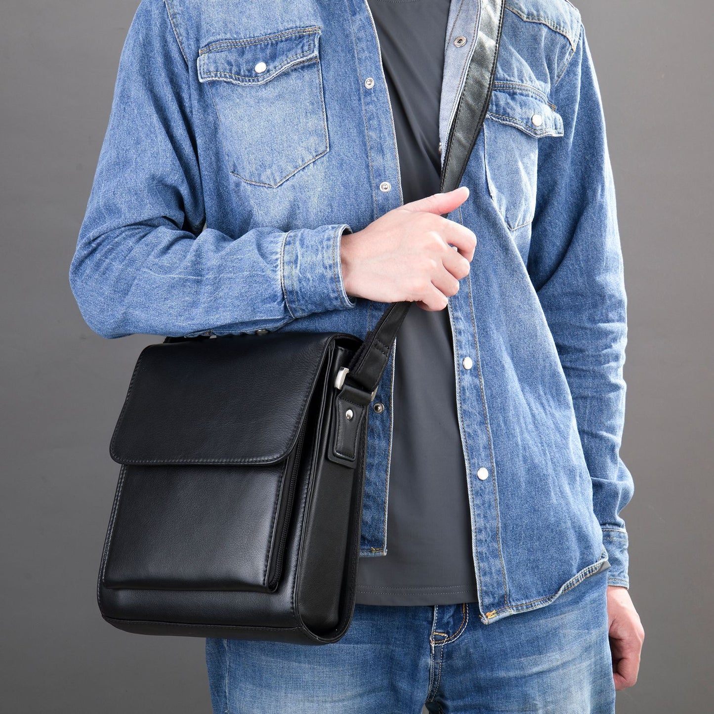 Túi Đeo Vai - Da Bò - Nam - H043262