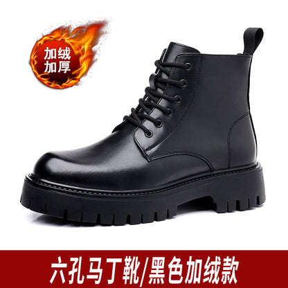 Boots Cổ Thấp - Da Bò - Nam - H063945