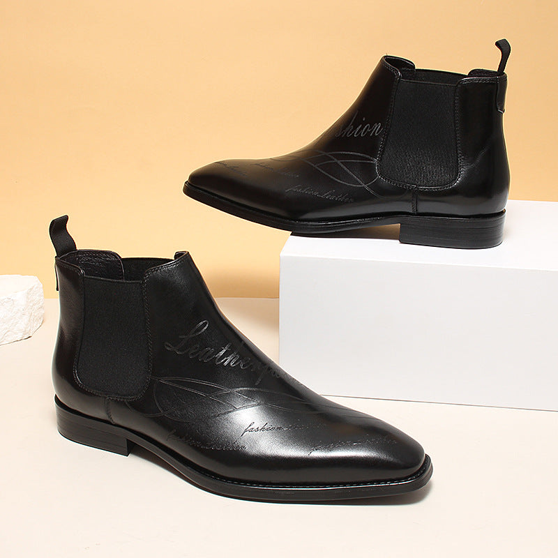 Giày boots thu đông nam H071725