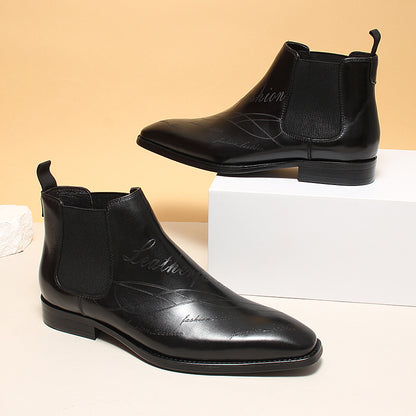 Giày boots thu đông nam H071725