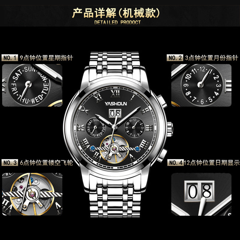 Đồng Hồ - Máy Tự Động - Nam - H061300