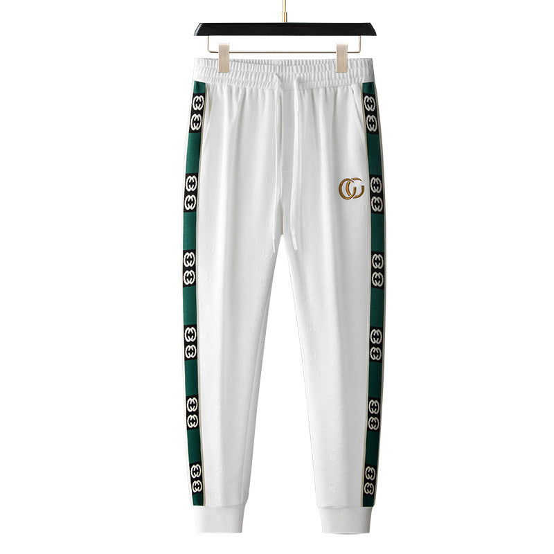 Quần jogger thêu chỉ nổi nam H072132