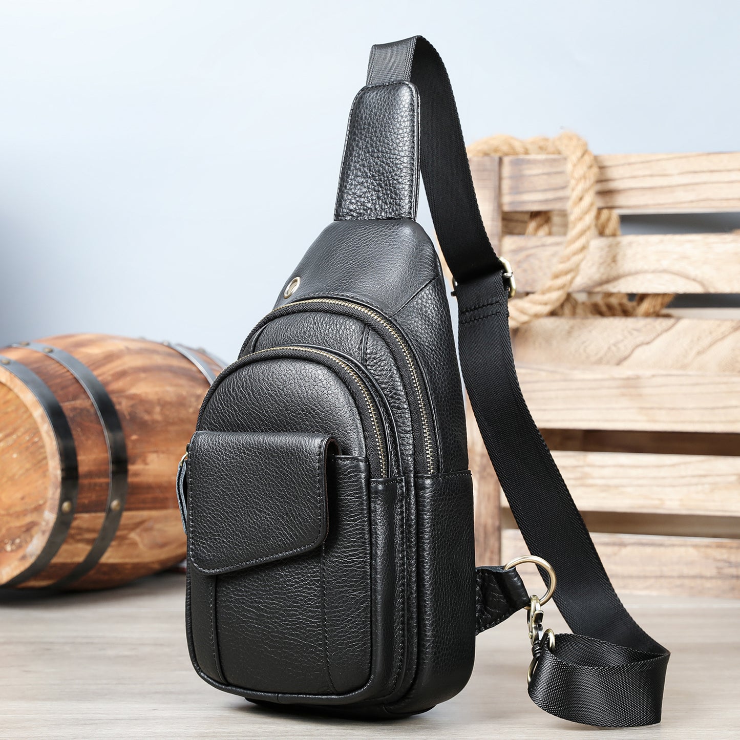 Túi Đeo Chéo - Da Bò - Nam - H043293