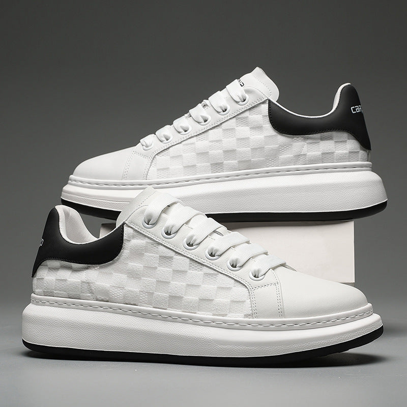 Giày Thể Thao Trắng - Da Bò - Nam - H050421