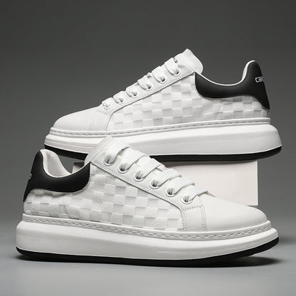 Giày Thể Thao Trắng - Da Bò - Nam - H050421