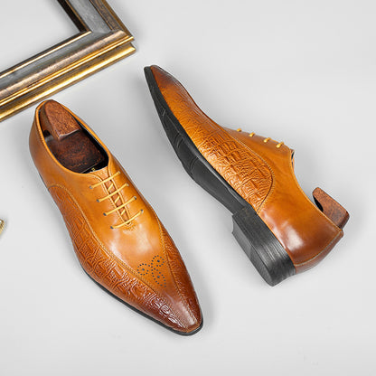 Giày da thoáng khí nam H071706